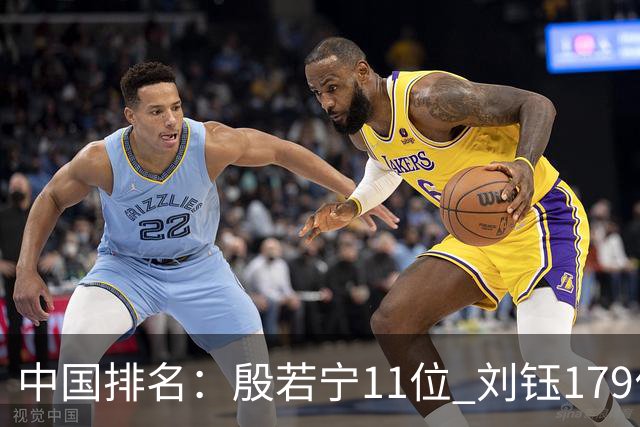中国排名：殷若宁11位 刘钰179位许赢上涨2位